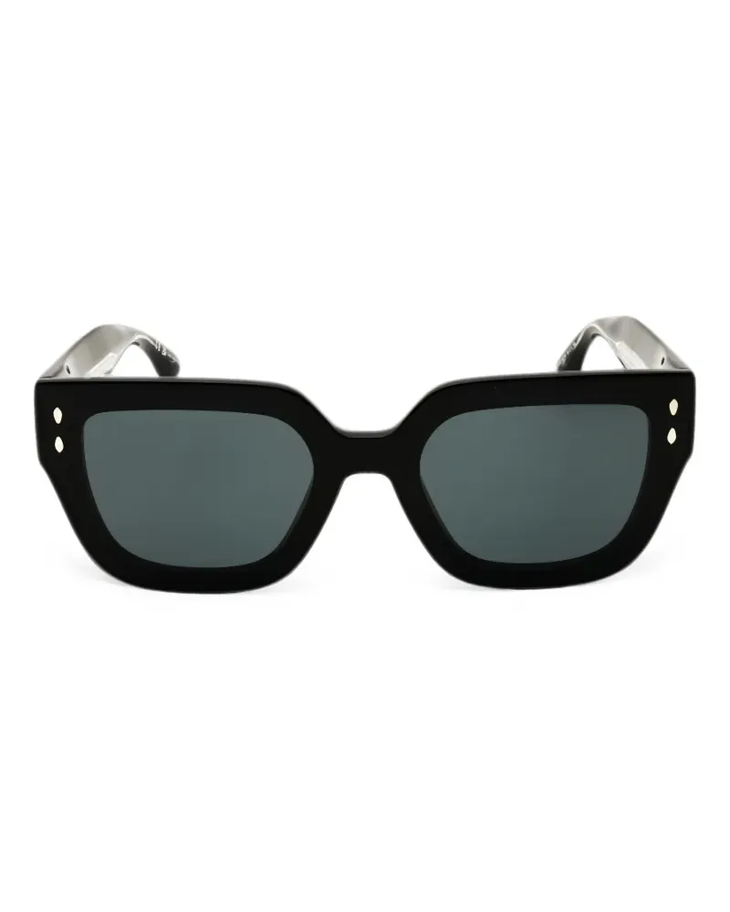 Isabel Marant geometric-frame sunglasses - Schwarz Schwarz