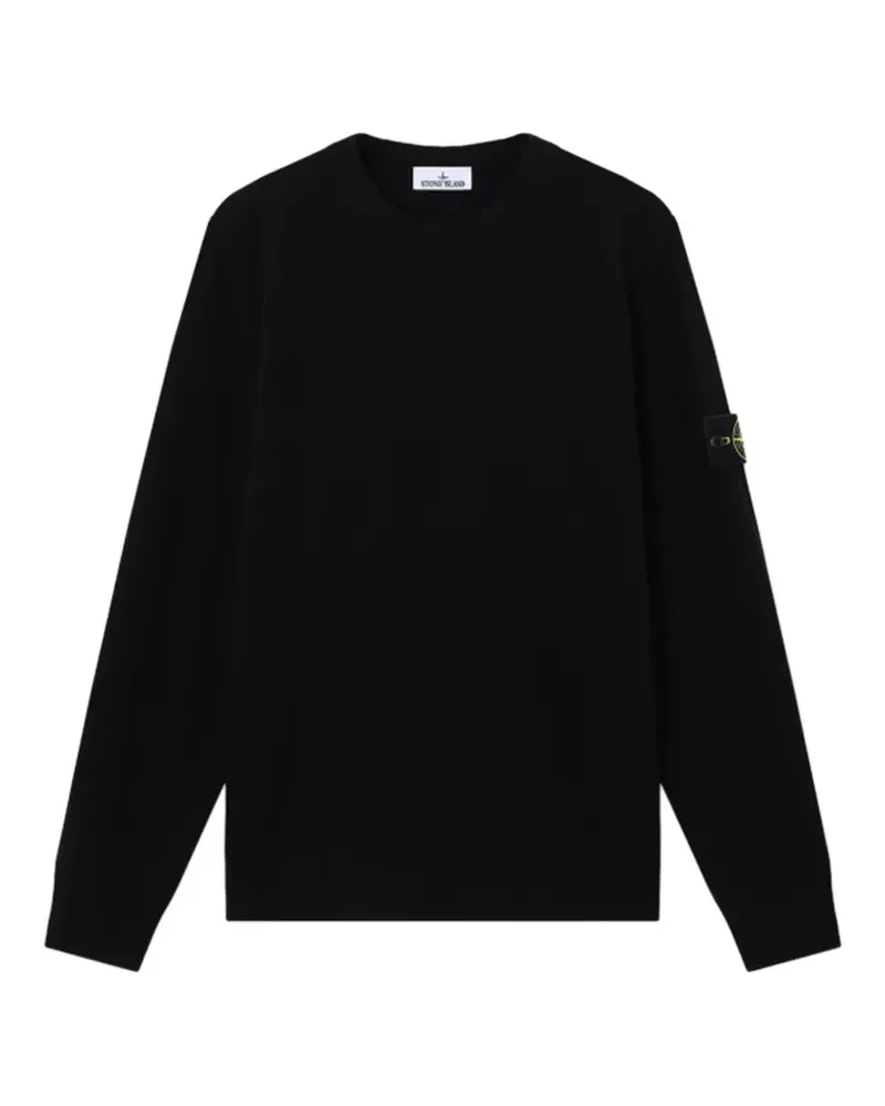 Stone Island 5100021 light RWS Geelong wool sweater - Schwarz Schwarz