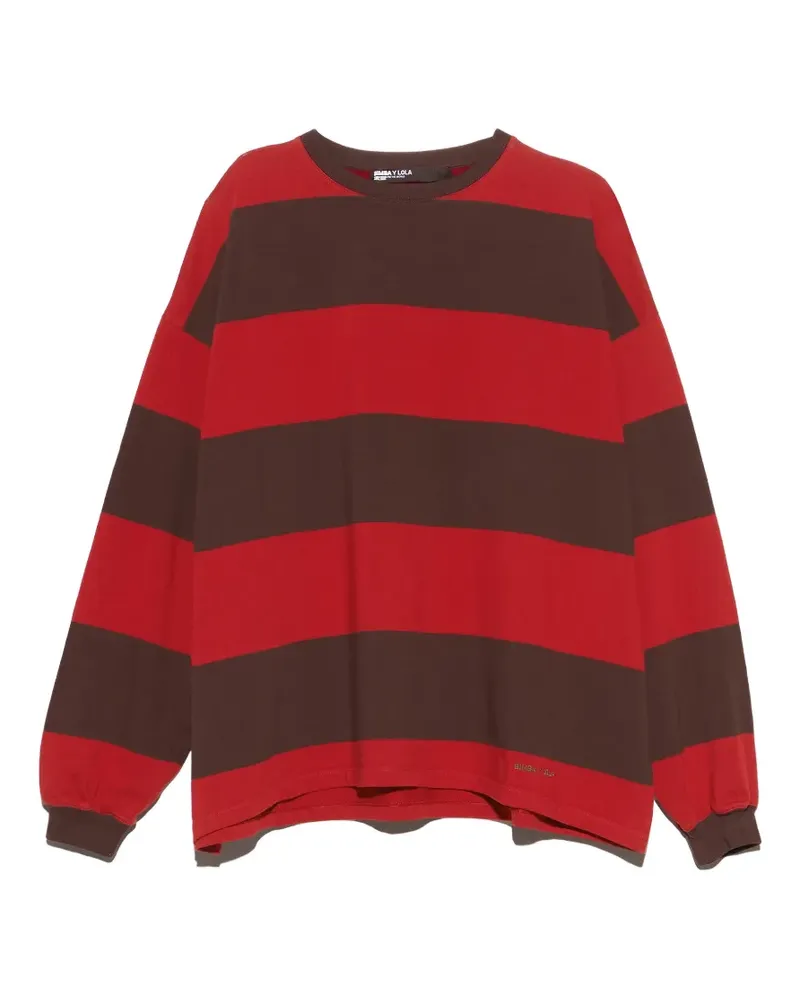 BIMBA Y LOLA T-Shirt mit Streifen - Rot Rot