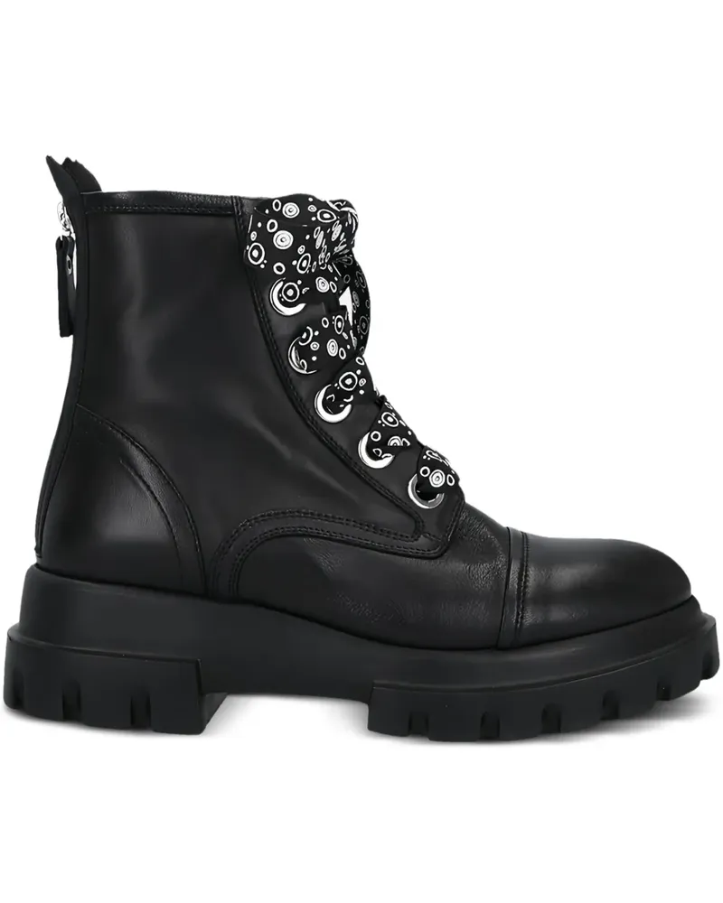 Attilio Giusti Leombruni x 10 Corso Como Stiefel - Schwarz Schwarz
