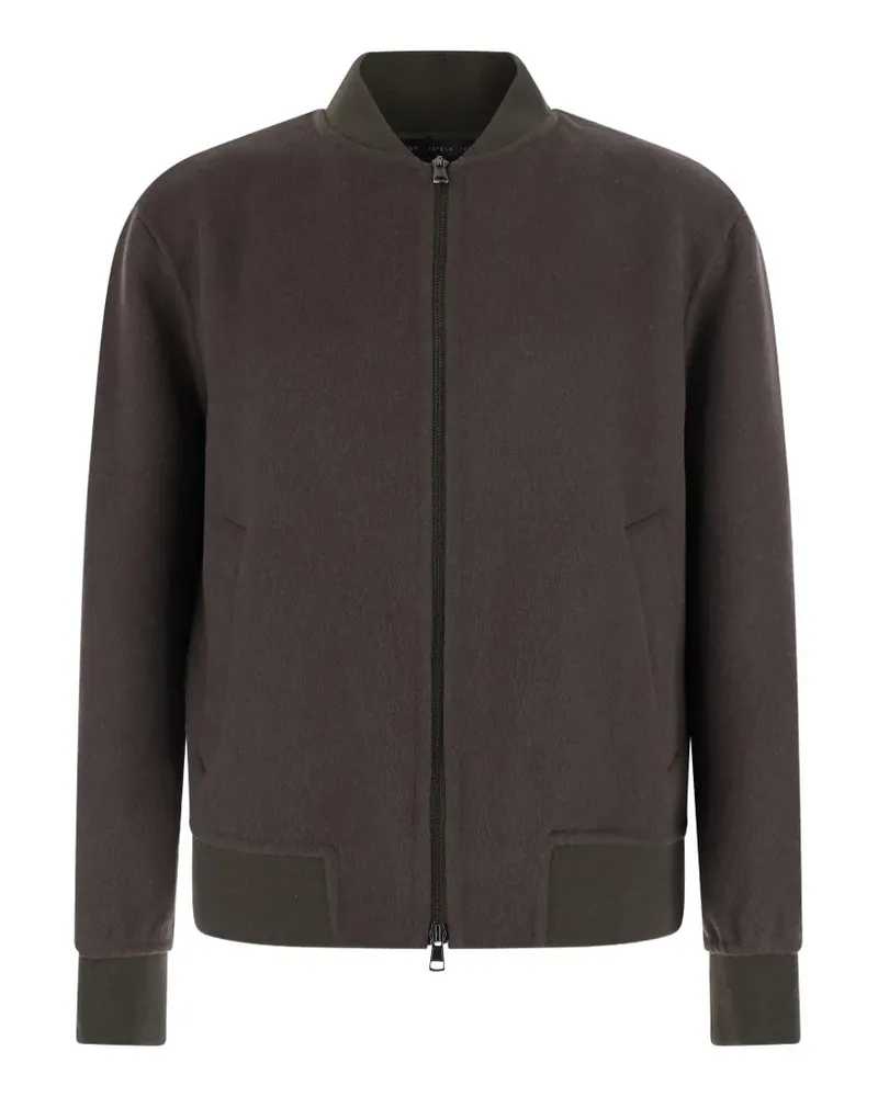 Low Brand zip-up wool bomber jacket - Grau Grau