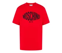 T-Shirt mit Logo-Print - Rot