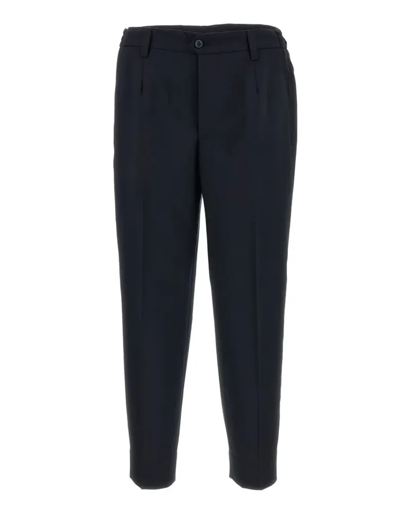 Briglia 1949 pleated elasticated-waist trousers - Blau Blau