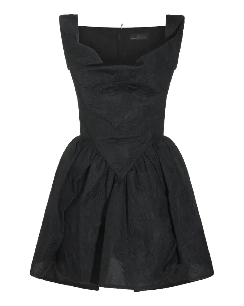 Vivienne Westwood Ärmelloses Kleid mit Jacquard-Effekt - Schwarz Schwarz