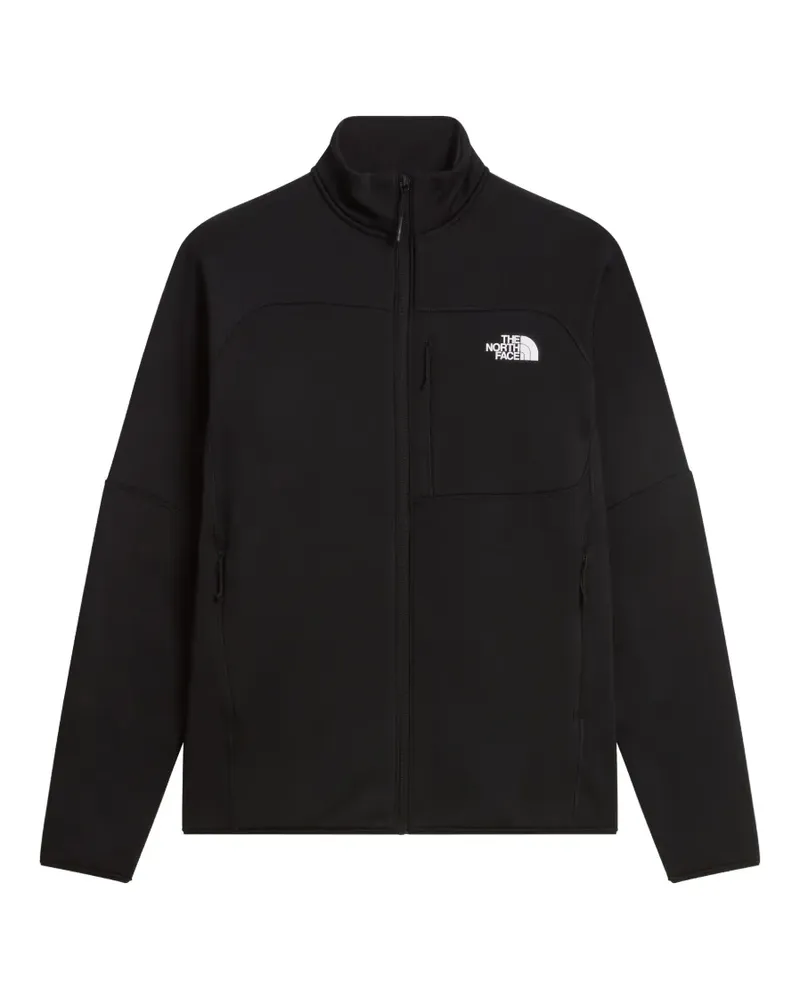 The North Face Polartec® Power Stretch™ Meteora jacket with high-strech for mountaineering - Schwarz Schwarz