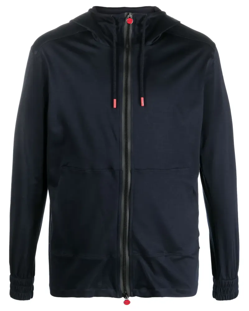 Kiton Umbi Kapuzenjacke - Blau Blau