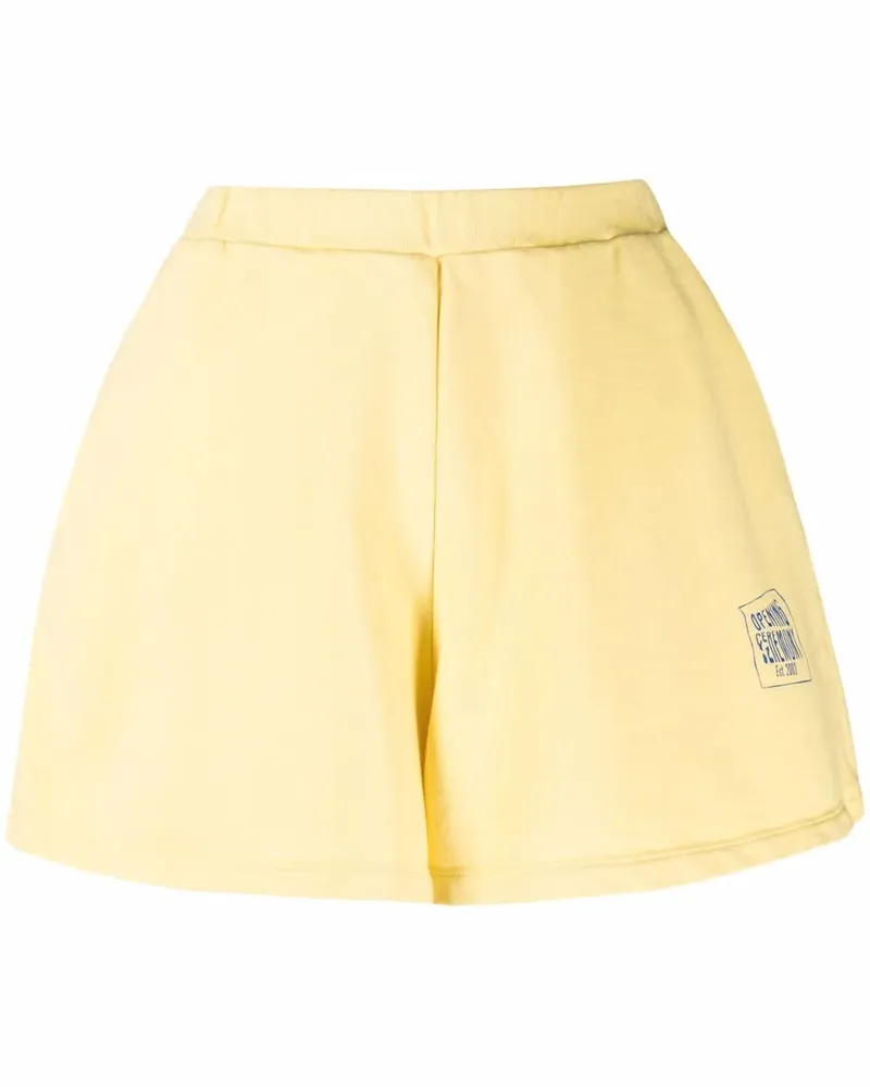 Opening Ceremony Shorts mit elastischem Bund - Gelb Gelb