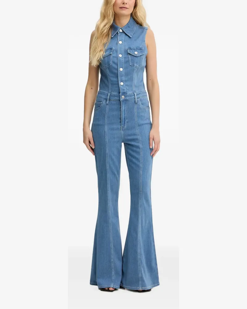 Guess sleeveless flared jumpsuit - Blau Blau