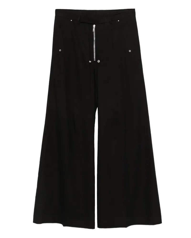 Rick Owens Hose mit Reißverschluss - Schwarz Schwarz