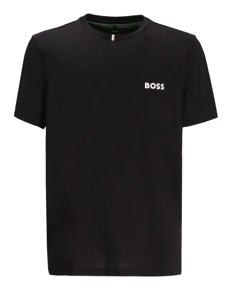 HUGO BOSS T-Shirt mit Logo-Print - Schwarz Schwarz