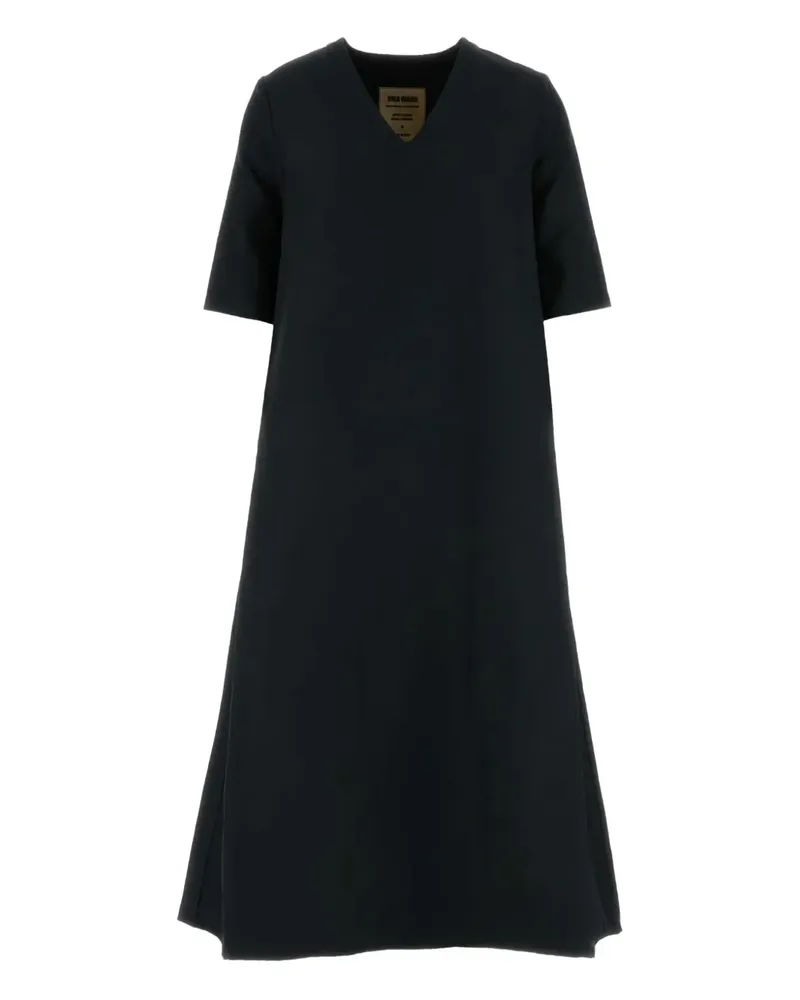 Uma Wang Ausgestelltes Midikleid - Schwarz Schwarz