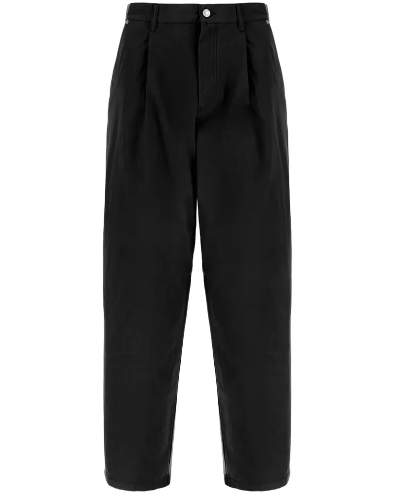 Moschino Hose mit Bundfalten - Schwarz Schwarz