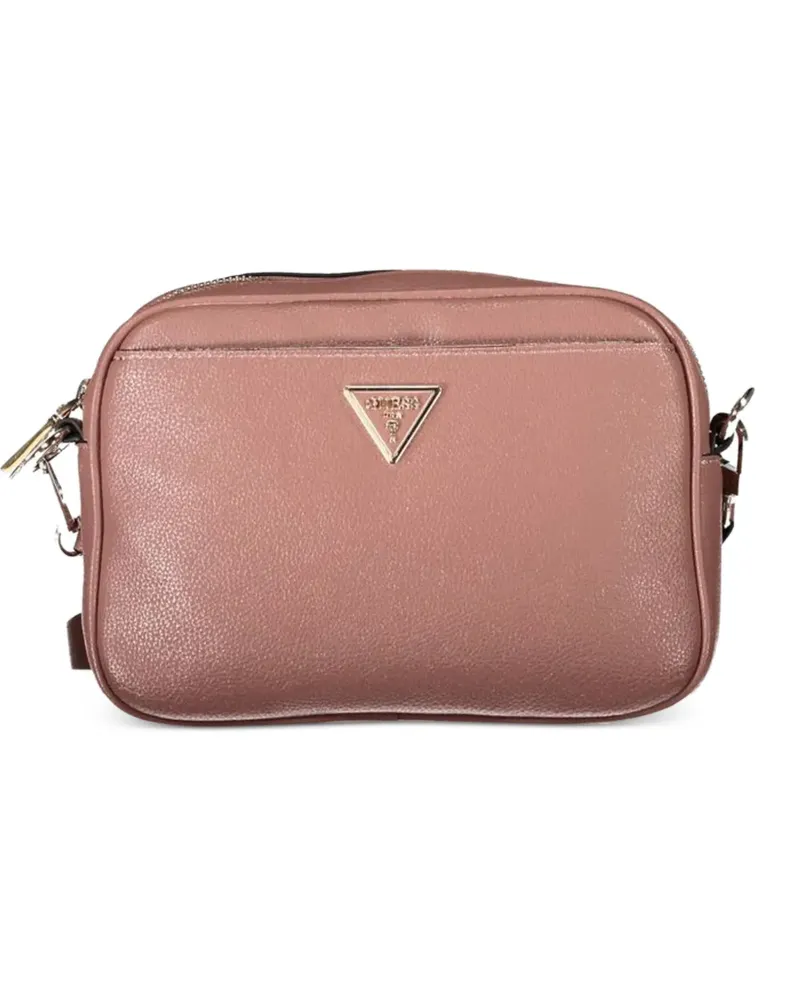 Guess logo-plaque cross body bag - Rosa Rosa