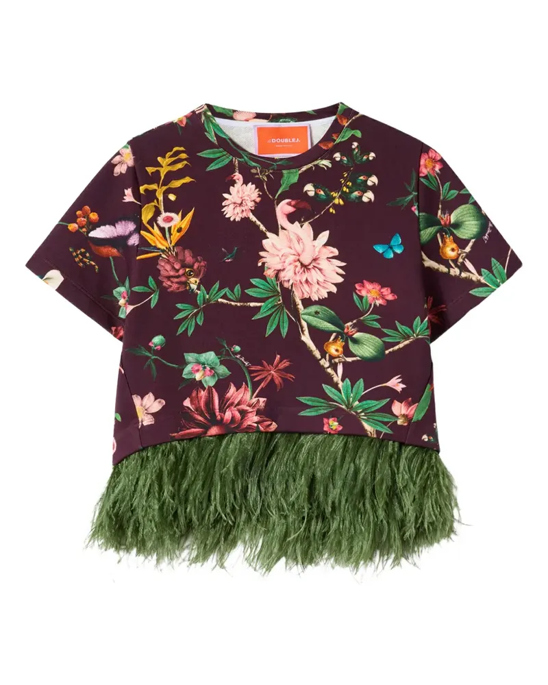 La DoubleJ La Scala floral T-shirt - Violett Violett