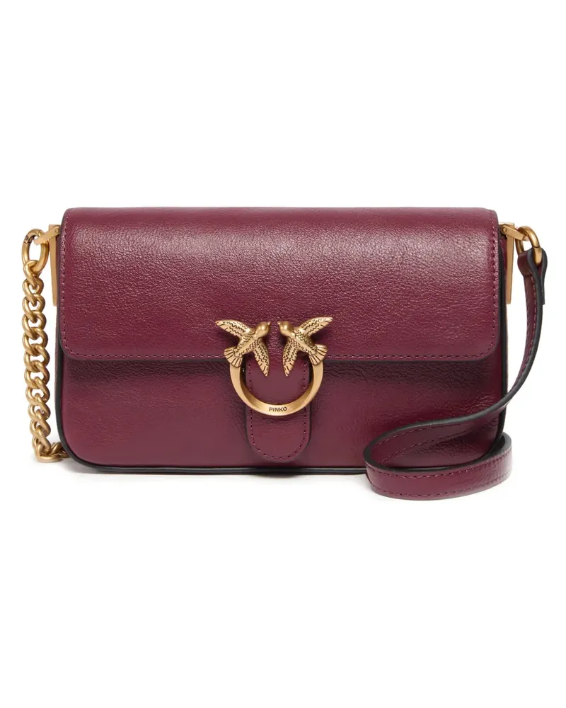 Pinko Love Birds Schultertasche - Rot Rot