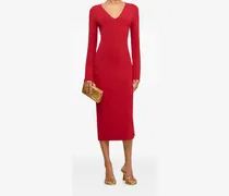 Boa Midikleid mit Schleife - Rot