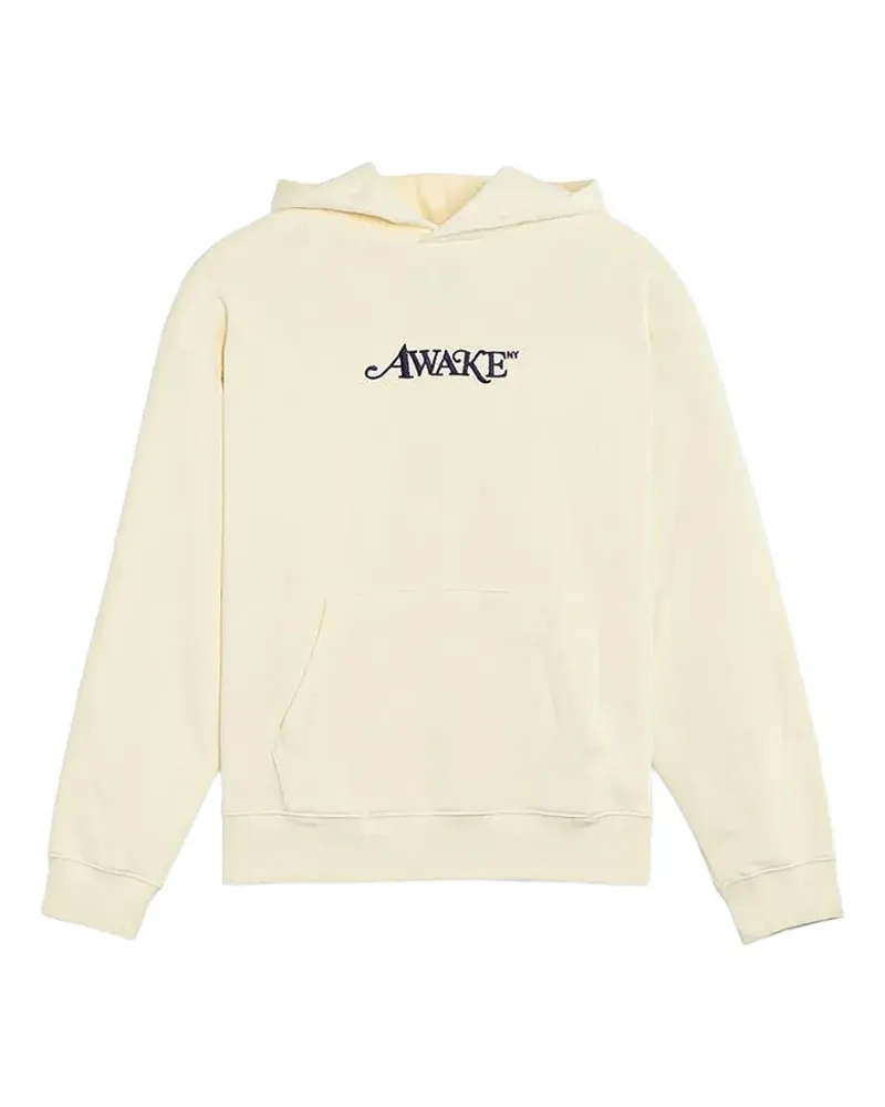 AWAKE NY Hoodie mit Logo-Stickerei - Nude Nude