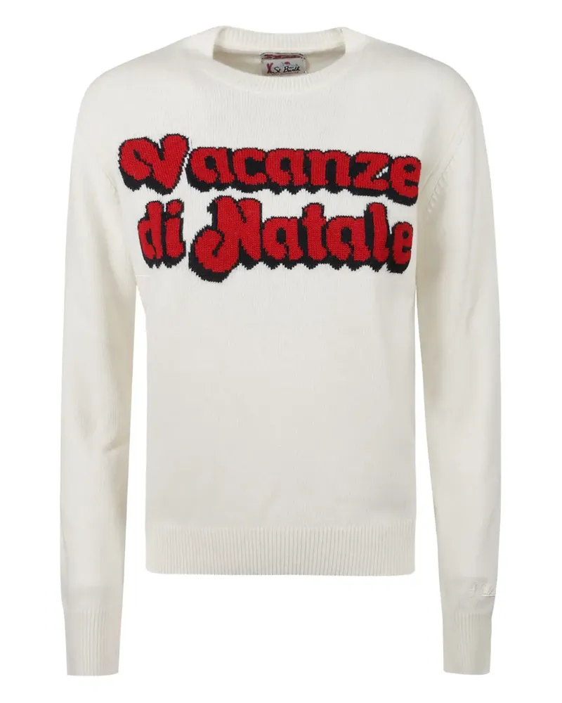 MC2 Saint Barth crew-neck graphic sweater - Nude Nude