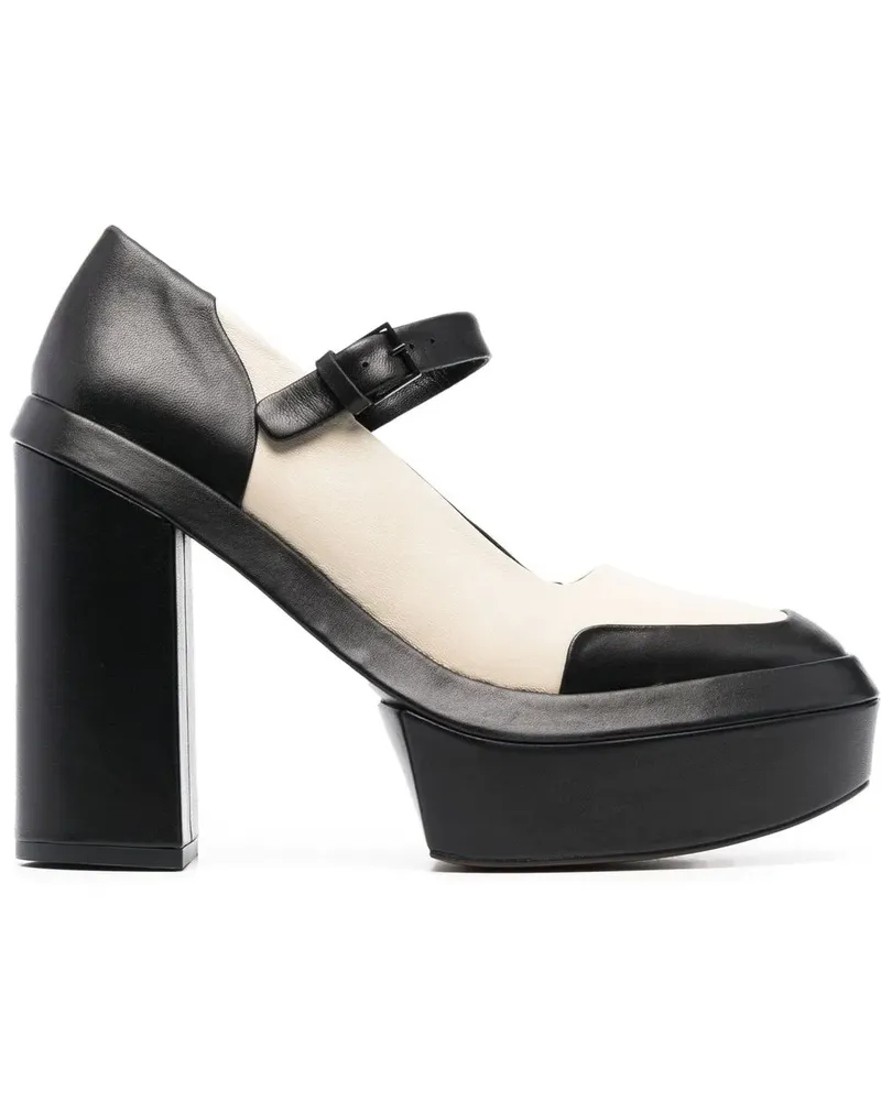 Robert Clergerie Pumps mit Plateau - Schwarz Schwarz