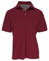 Brunello Cucinelli Klassisches Poloshirt Rot