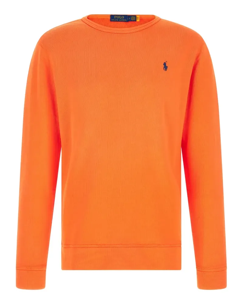 Ralph Lauren Polo loopback logo-embroidered sweater - Orange Orange