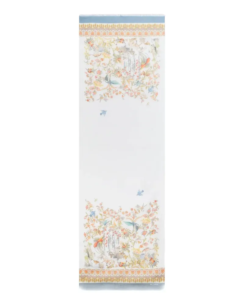 Etro flora scarf - Weiß Weiß
