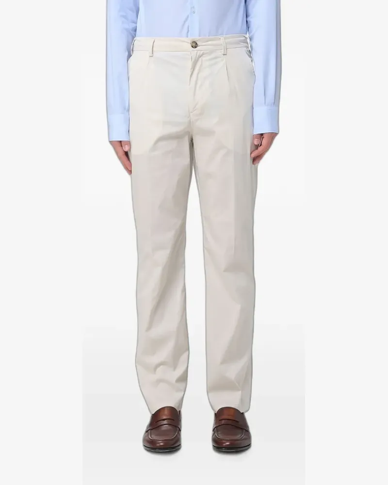 Brooksfield gabardine trousers - Nude Nude
