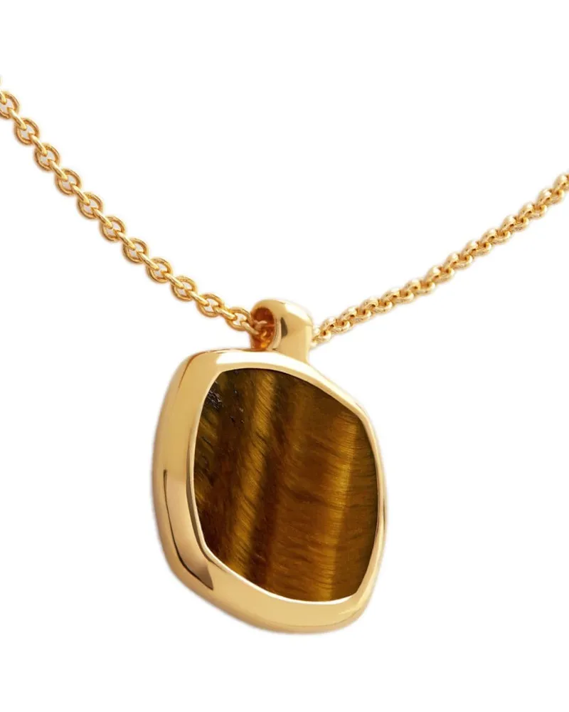 Monica Vinader Delphi Halskette mit Schmuckstein - Gold Gold