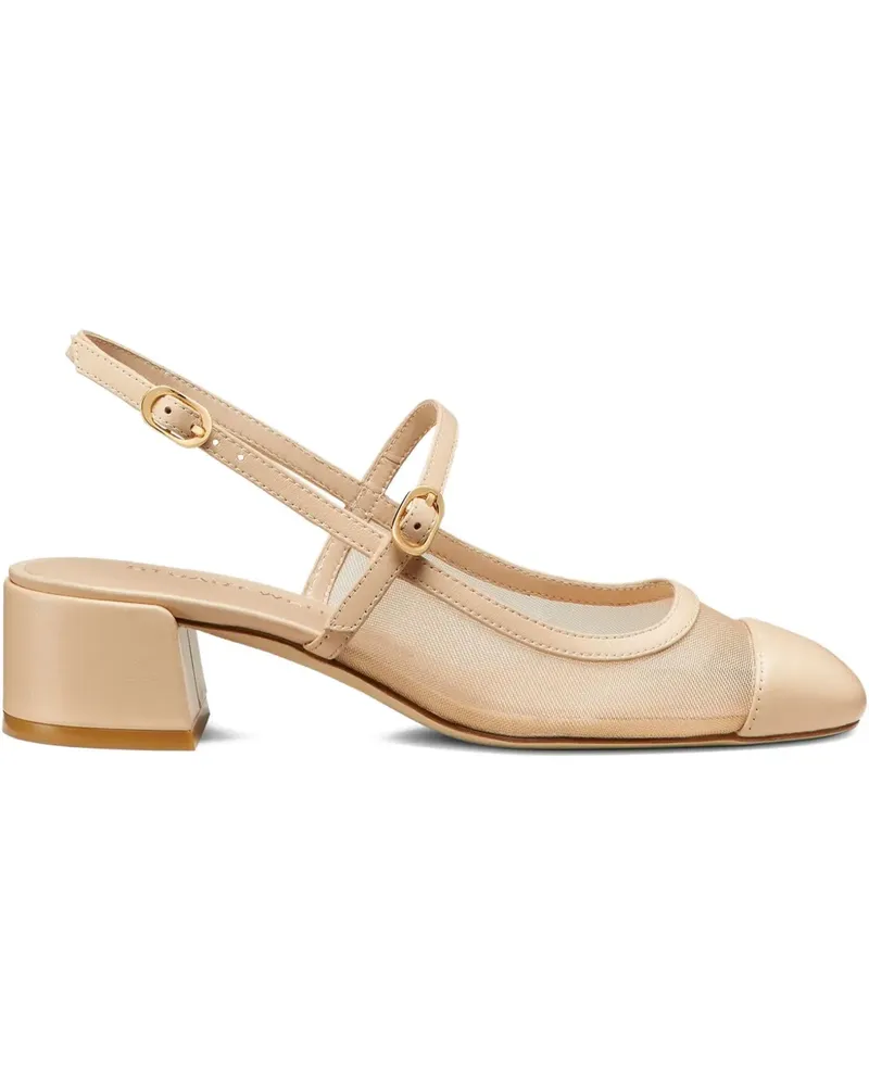 Stuart Weitzman Maeve Pumps 35mm - Nude Nude