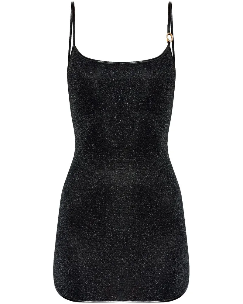 Oséree Minikleid aus Lurex - Schwarz Schwarz