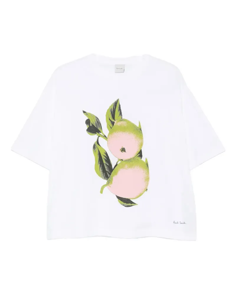 Paul Smith fruit-print T-shirt - Weiß Weiß
