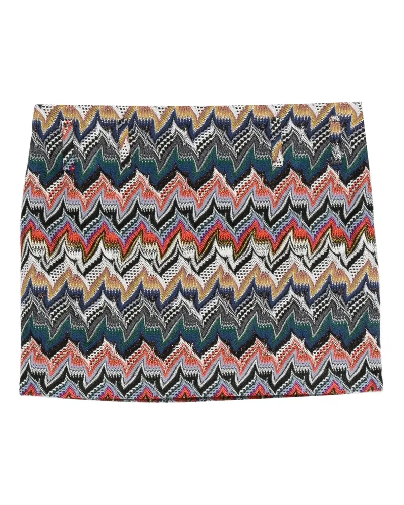Missoni Minirock mit Muster - Grün Grün