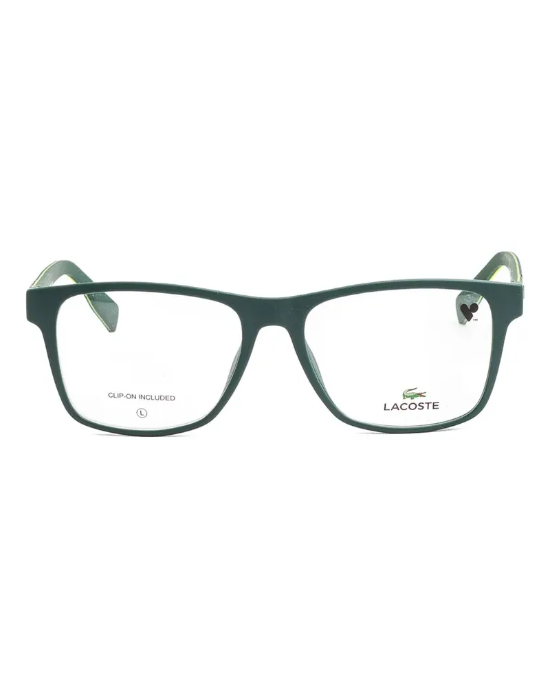 Lacoste Brille mit Logo-Print - Grün Grün