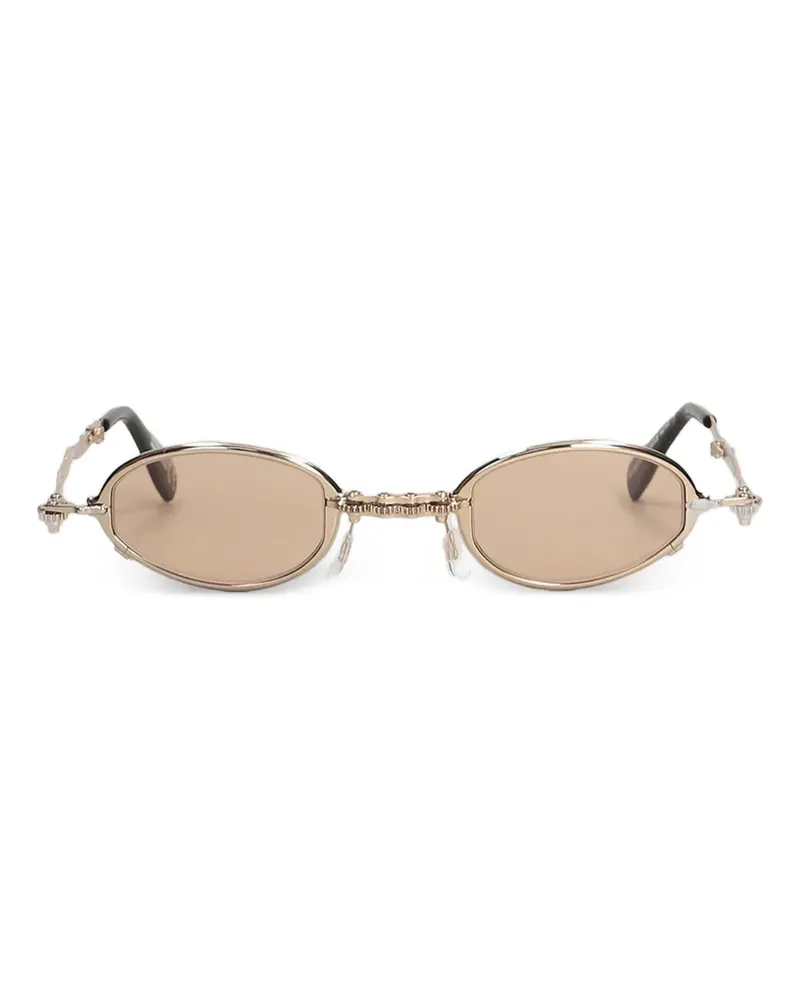 KUBORAUM H81 oval-frame sunglasses - Gold Gold