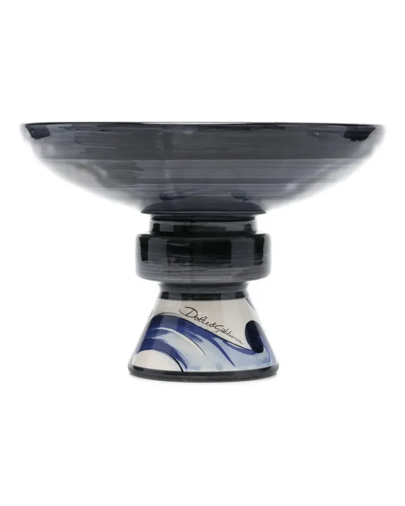Dolce & Gabbana Standschale aus Keramik - Blau Blau