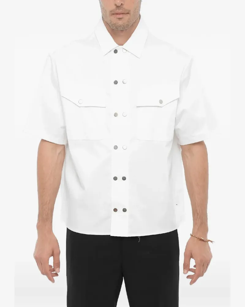 Neil Barrett boxy-fit short-sleeve shirt - Weiß Weiß