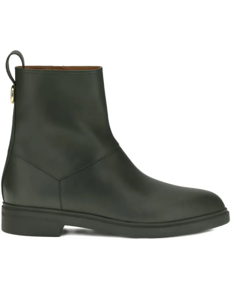 Loro Piana Kilda Stiefeletten mit Reißverschluss - Grün Grün