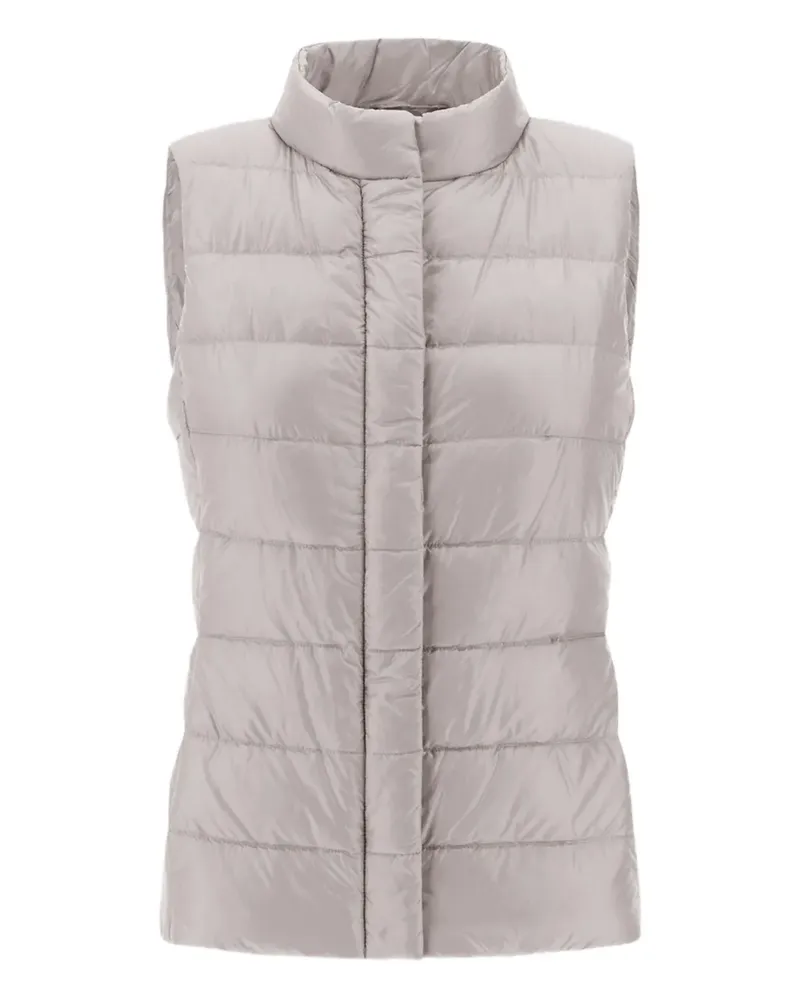 Herno Gesteppte Weste mit Stehkragen - Grau Grau