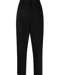 Lanvin Hose mit hohem Bund Schwarz