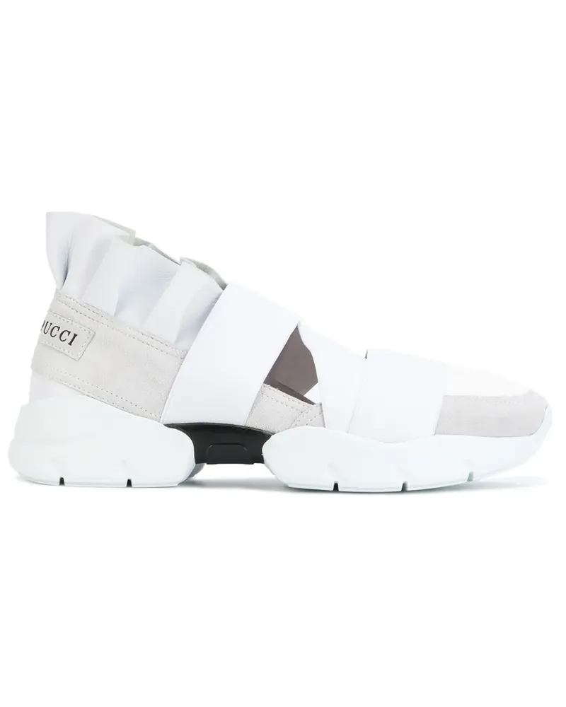 Emilio Pucci Sneakers in Colour-Block-Optik - Weiß Weiß