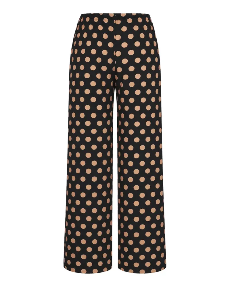 Simon Miller Weite Nella Hose mit Polka Dots - Schwarz Schwarz