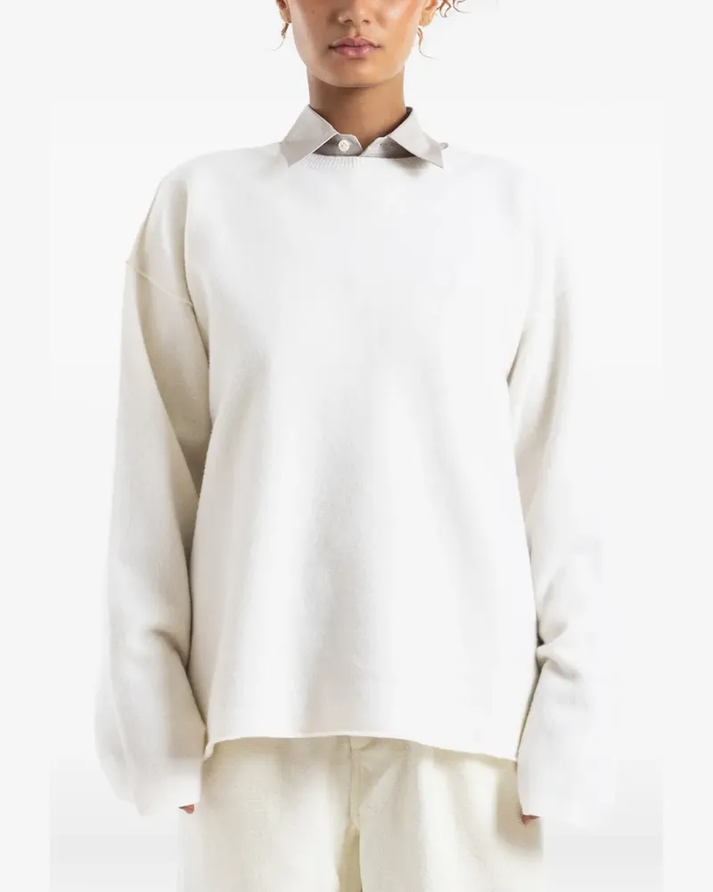 Sofie D'Hoore Pullover mit tiefen Schultern - Weiß Weiß