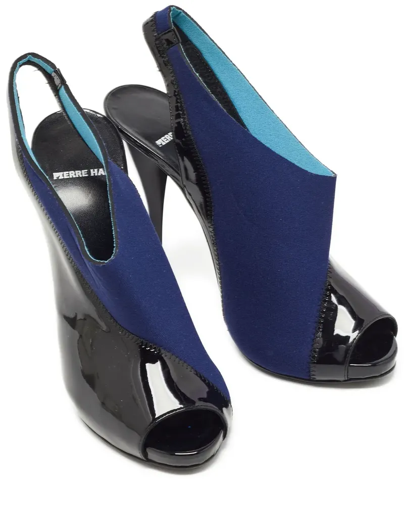 Pierre Hardy Slingback-Pumps aus Lackleder 120mm - Schwarz Schwarz