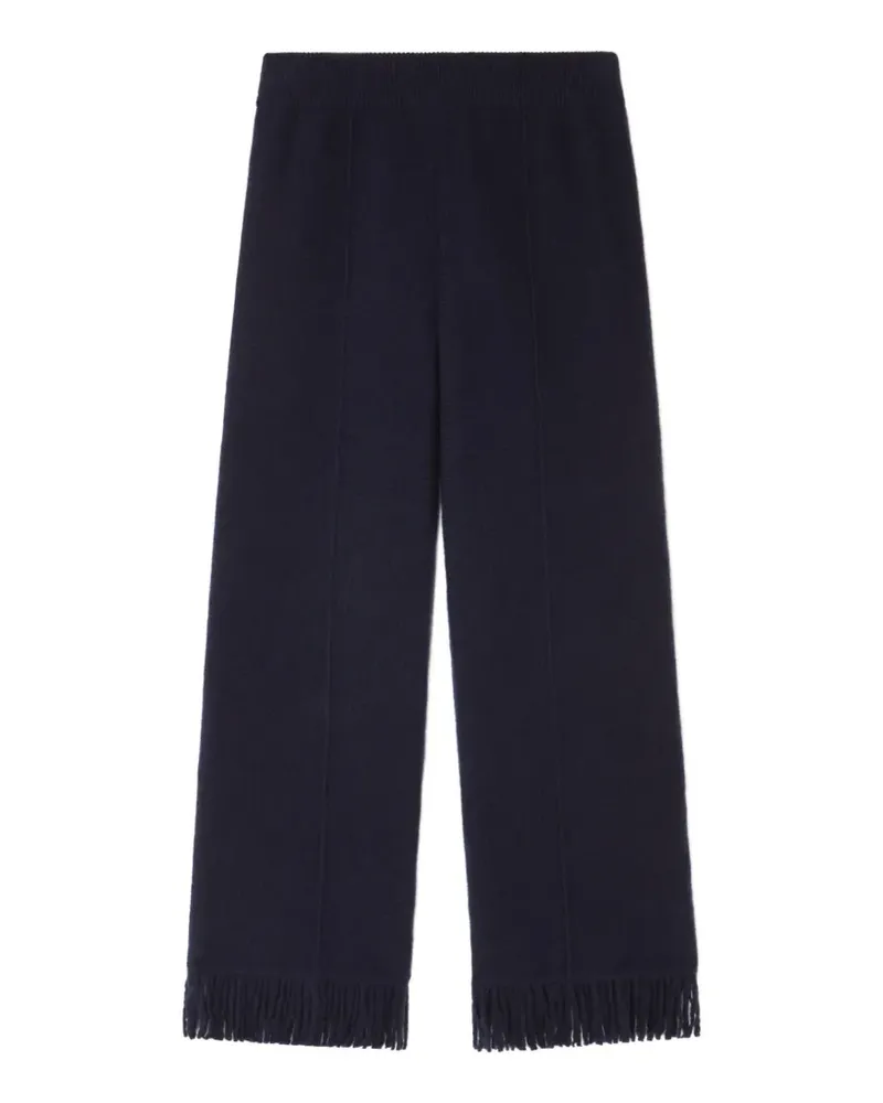Alanui Finest Hose mit Fransensaum - Blau Blau