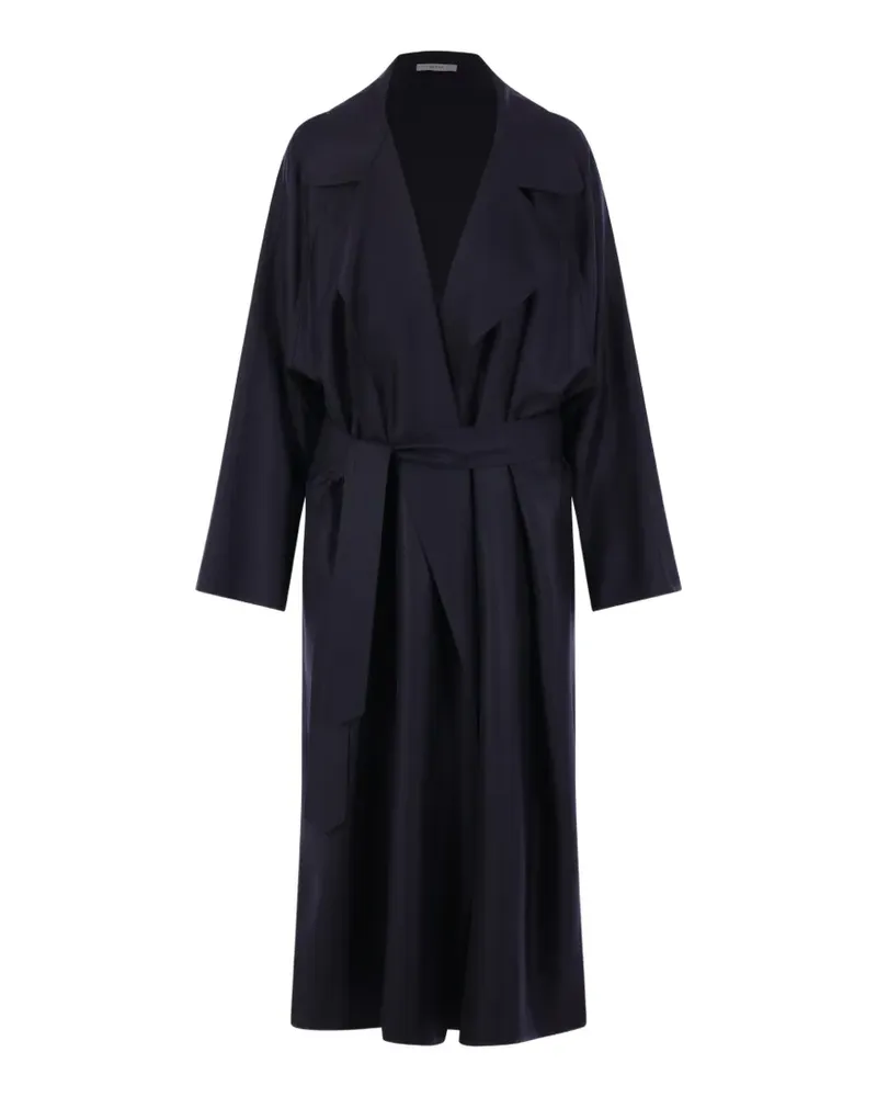 Dušan Mantel mit Gürtel - Blau Blau