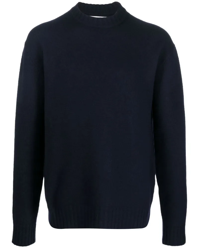Jil Sander Pullover mit rundem Ausschnitt - Blau Blau