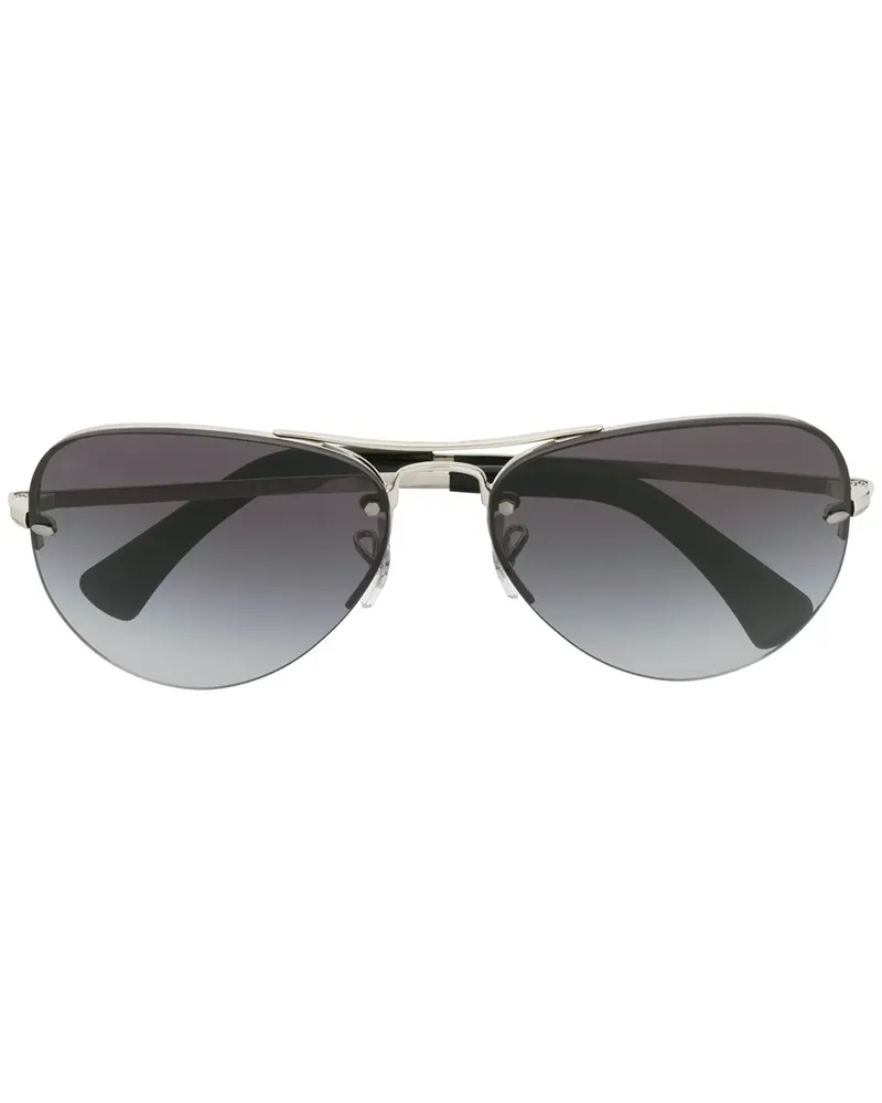 Ray Ban Klassische Pilotenbrille - Silber Silber