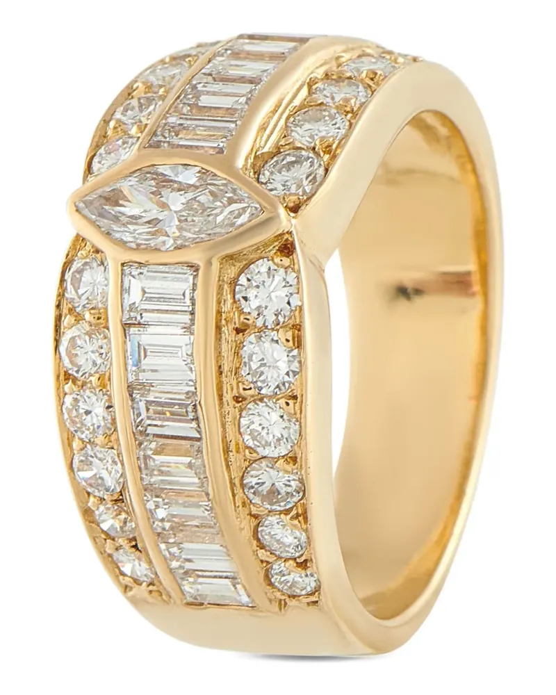 Van Cleef & Arpels 18K yellow gold diamond band ring Gold