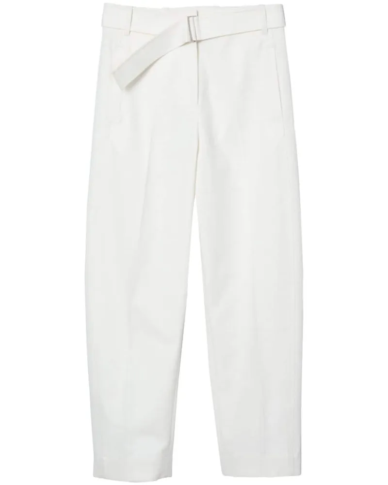 3.1 phillip lim Tapered-Hose mit Gürtel - Weiß Weiß
