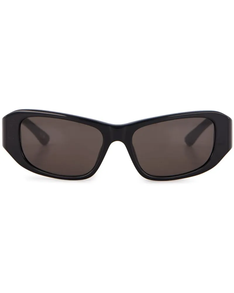 Balenciaga Tuesday Sonnenbrille mit eckigem Gestell - Schwarz Schwarz